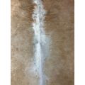Beige Hereford Cowhide Rug (small size) - Size: 4 1/3' x 4 1/3' A-2756